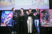 TVアニメ「名探偵コナン 犯人の犯沢さん」でのダンスのポージングを決める一同。
