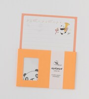 「窓枠レターセット（オレンジ）」