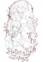 「シュガーアップル・フェアリーテイル Collector's Edition」3巻カバーイラストラフ (c)Miri Mikawa, Aki/KADOKAWA