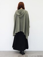 「尾形百之助 イメージ ポンチョカーディガン」着用イメージ