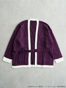 「白石由竹 イメージ リブニットカーディガン」