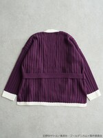 「白石由竹 イメージ リブニットカーディガン」