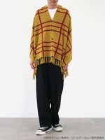 「杉元佐一 イメージ 2WAYニットストール」着用イメージ