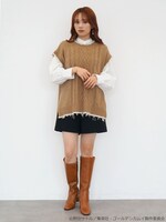 「谷垣源次郎 イメージ 2WAYニットベスト」着用イメージ