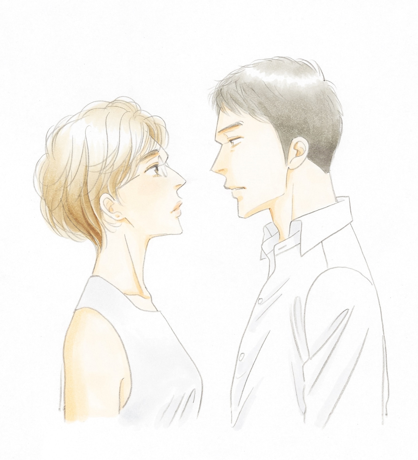 「環と周」イラスト (c)よしながふみ／集英社
