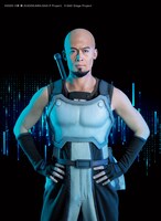 宮河愛一郎扮するエギル。(c)2020 川原 礫／KADOKAWA／SAO-P Project (c)SAO Stage Project