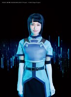 橋本彩花扮するサチ。(c)2020 川原 礫／KADOKAWA／SAO-P Project (c)SAO Stage Project