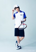 今牧輝琉扮する越前リョーマ。