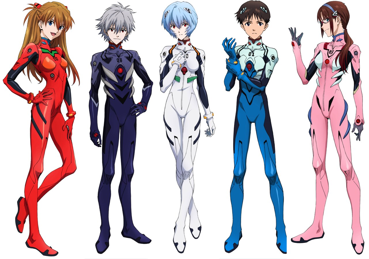 エヴァンゲリオン　襖紙　パイロット　5人セット エヴァンゲリオン襖紙パイロット5人セット