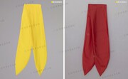 「引高校女子制服 夏冬共通スカーフ(黄/赤)」