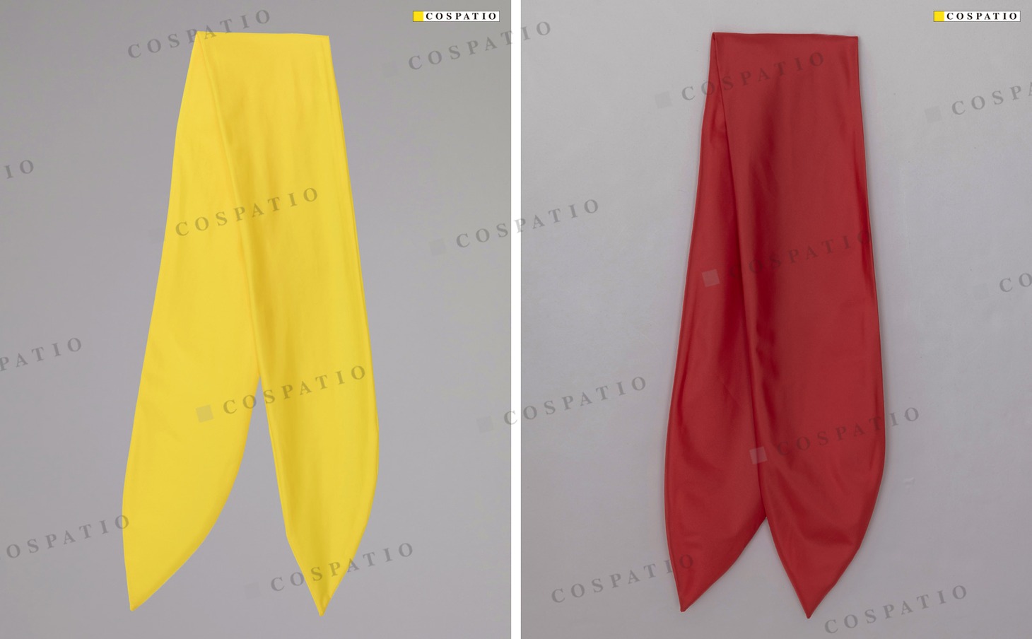 「引高校女子制服 夏冬共通スカーフ（黄／赤）」