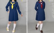 「友引高校女子冬制服」着用イメージ