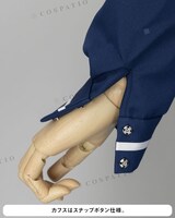 「友引高校女子冬制服」袖のイメージ。