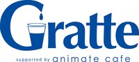 「アニメイトカフェグラッテ池袋本店」のロゴ。
