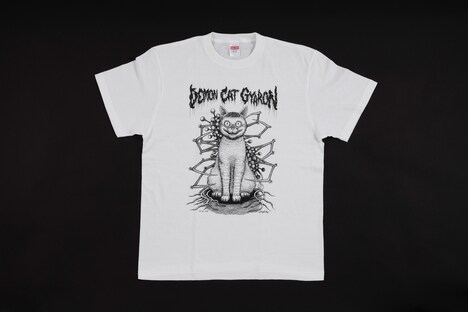 「描き下ろし ホラーな猫“ギャロン” Tシャツ」
