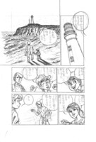 クラウドファンディングのリターン品として用意された、劇中で使用されるビッグ錠の描き下ろし原画。