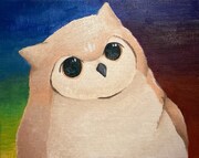 リターンとして用意された「キャット絵画」のイメージ。