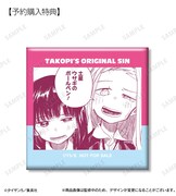 「久世しずか＆雲母坂まりな スクエア缶バッジ AMNIBUS限定特典」