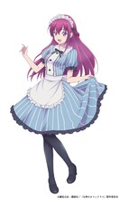 幕澤桜花（CV：青木瑠璃子）。19歳のファッション系専門学校生。隼とは犬猿の仲で、いつも喧嘩をしてばかり。制服のデザインやアレンジ、店内の飾りつけなどを担当する「Familia」のオシャレ番長！ (c)瀬尾公治・講談社／「女神のカフェテラス」製作委員会