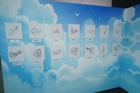 展示会場の様子。