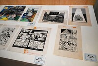 「第一章 まんが道のはじまり」より、「まんが道」の直筆原稿。