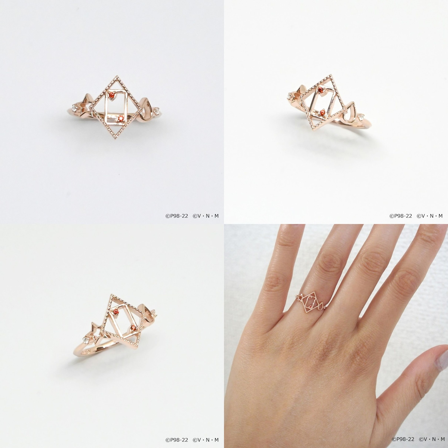 「HUNTER×HUNTER×MATERIAL CROWNイメージリング ヒソカ」