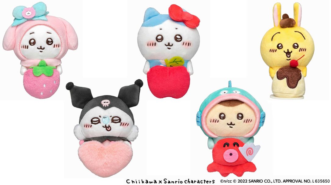 ちいかわ×サンリオキャラクターズ デスクトップから見守るひっかけ  