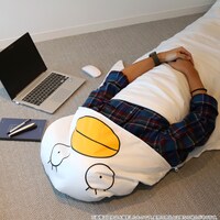 エリザベスの寝袋の使用イメージ。