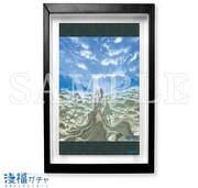 C賞「BIGフレームマグネット 黒い剣士一行 A」