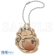 購入特典の「ミニウッドキーホルダー パック A」。