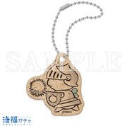 購入特典の「ミニウッドキーホルダー パック C」。