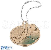 購入特典の「ミニウッドキーホルダー パック D」。