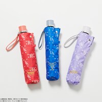 左から「ONOFFYFREE×『黒子のバスケ』折り畳み傘（火神モデル）」、「ONOFFYFREE×『黒子のバスケ』折り畳み傘（青峰モデル）」、「ONOFFYFREE×『黒子のバスケ』折り畳み傘（紫原モデル）」。