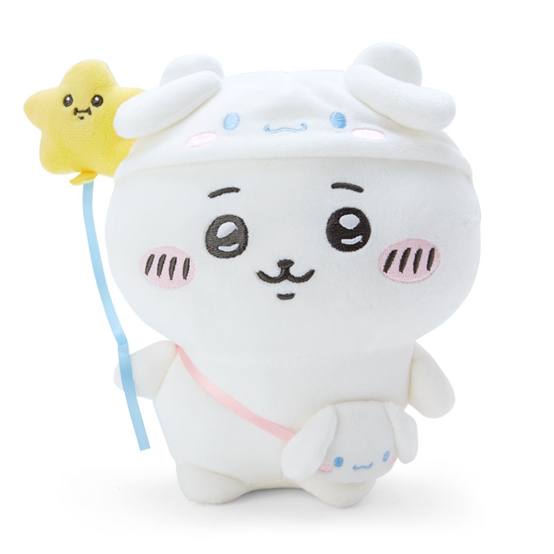 「ちいかわ×サンリオキャラクターズ ぬいぐるみ（ちいかわ）」