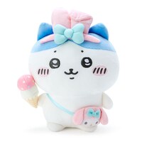 「ちいかわ×サンリオキャラクターズ ぬいぐるみ（ハチワレ）」