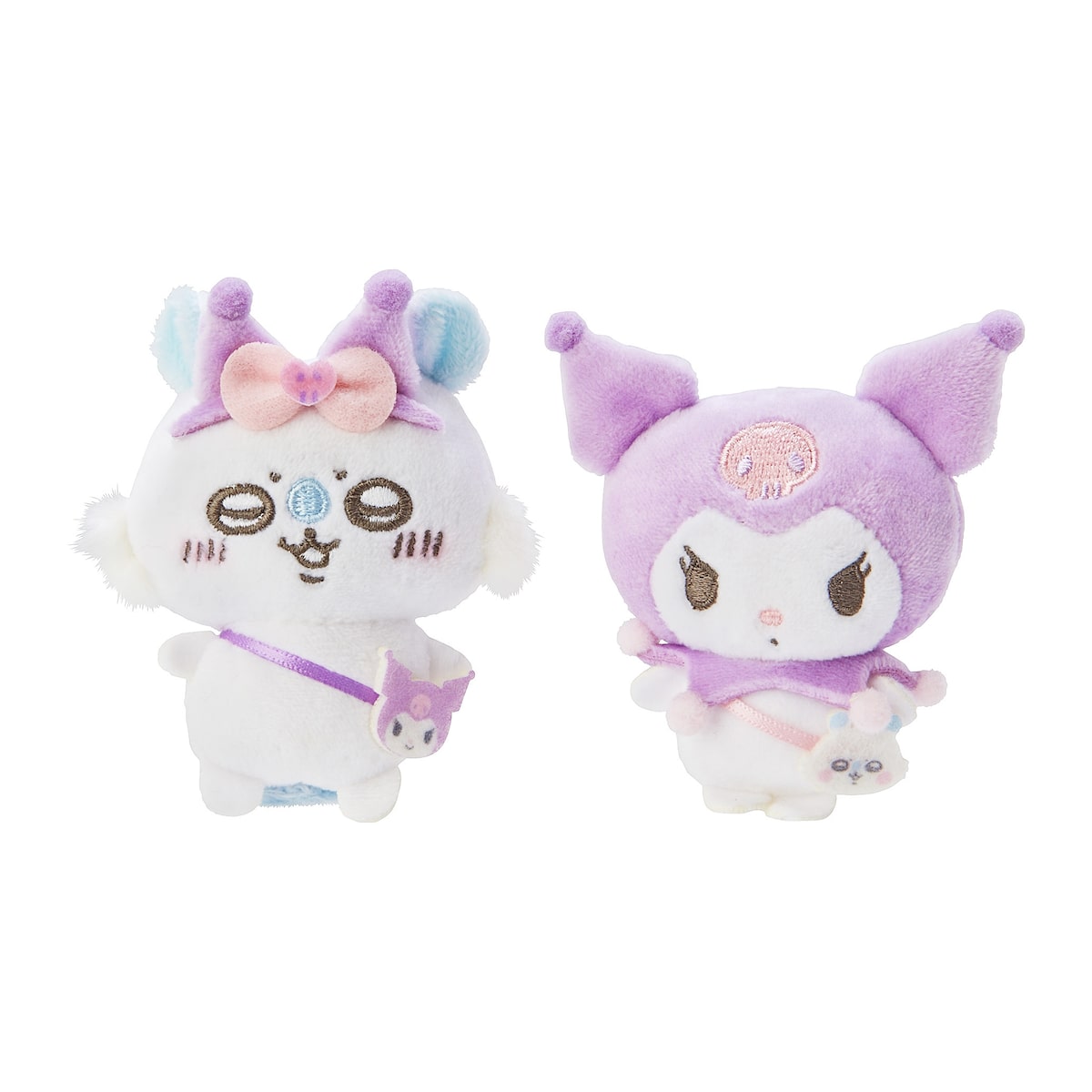 ちいかわ×クロミペアブローチ（モモンガ）」 - ちいかわ×サンリオ、鎧 