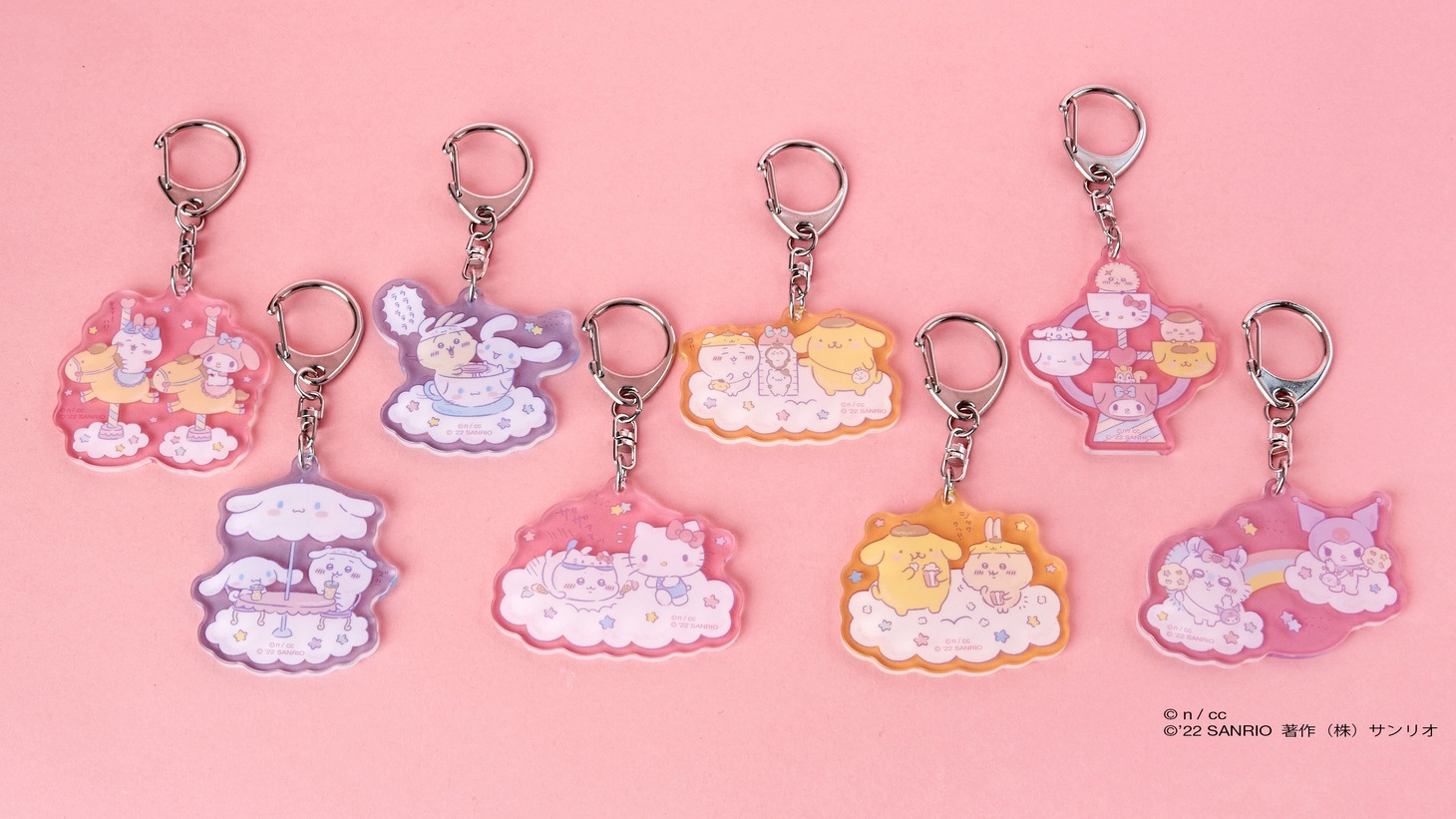 「ちいかわ×サンリオキャラクターズ シークレットアクリルキーホルダー」