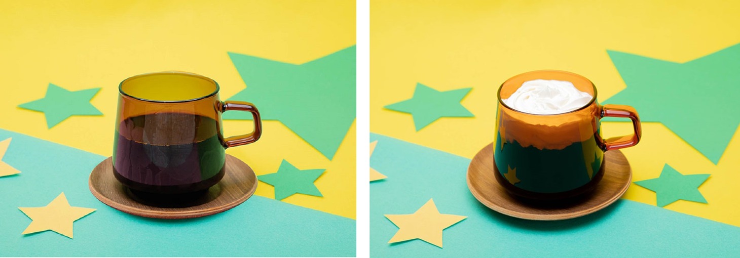 「喫茶店のコーヒー」と「喫茶店のウインナーコーヒー」。