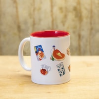 「パンケーキセット」に付属するマグカップ。