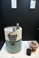 「三丁目の夕日ギャラリー」のコーナーより、作中に登場した品々の実物。