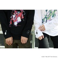 「映画『犬王』 INU-OH ロングスリーブTシャツ」着用イメージ。