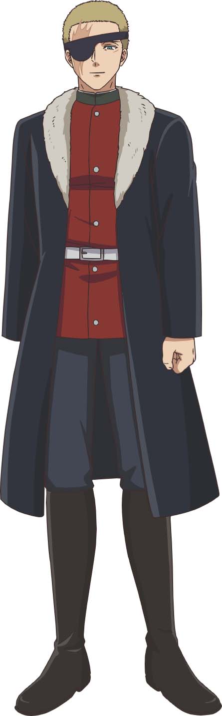 ルーサー（CV：小野友樹）。傷痍軍人。スノウのかつての戦友。いまだ戦いを求める。戦争で負傷し、記憶を一部無くしている。(c)星野 真・小学館/「ノケモノたちの夜」製作委員会