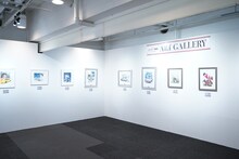 「しげの秀一原画展」の様子。