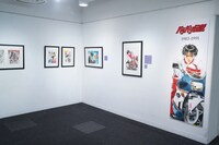 「しげの秀一原画展」の様子。