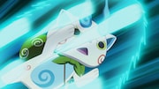 「妖怪ウォッチ♪ ジバニャンVSコマさん もんげー大決戦だニャン」の場面カット。