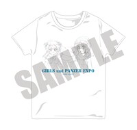 「10th Anniversary ガールズ＆パンツァー博覧会 ～これまでと、これから～」のグッズ。 (c)GIRLS und PANZER Finale Projekt (c)GIRLS und PANZER Film Projekt (c)GIRLS und PANZER Projekt