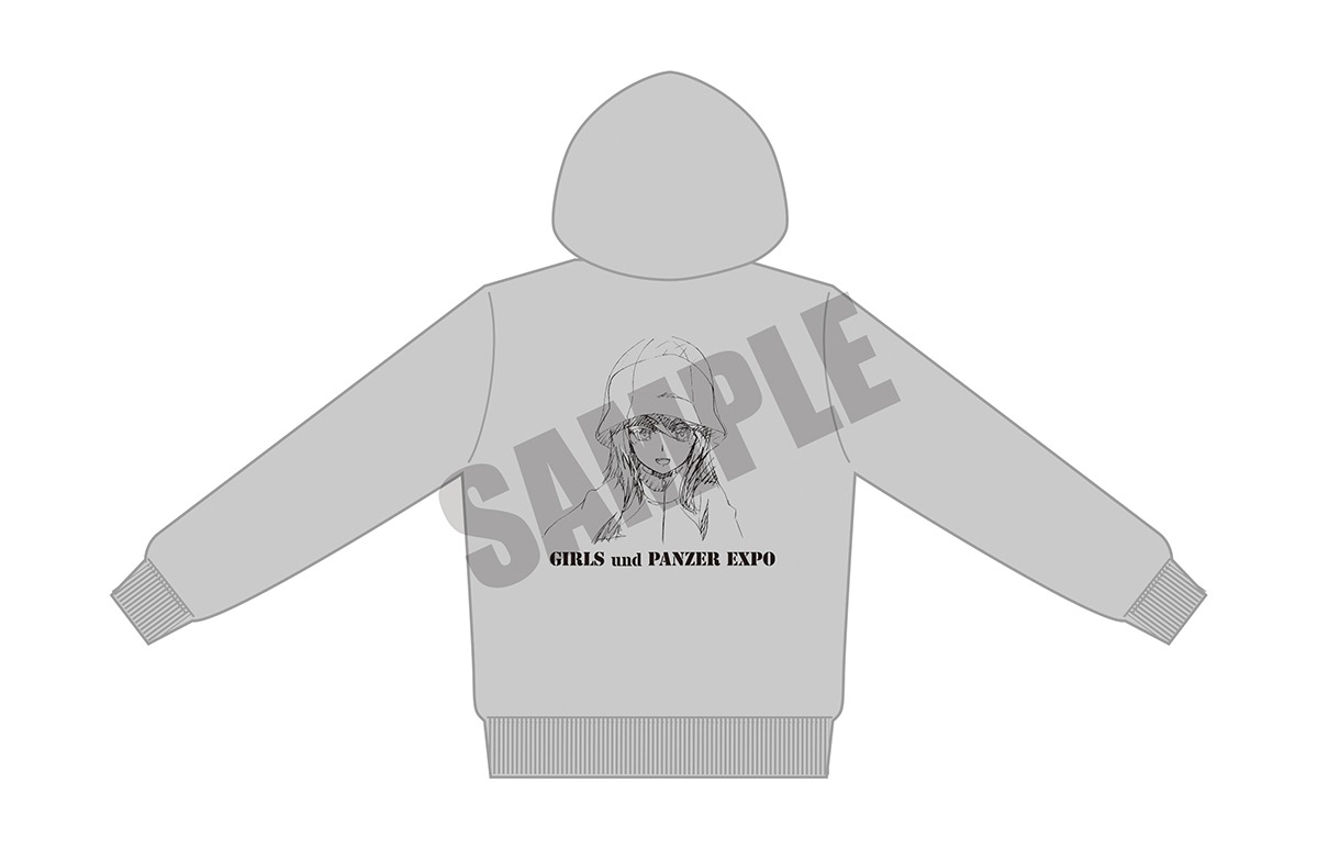 「10th Anniversary ガールズ＆パンツァー博覧会 ～これまでと、これから～」のグッズ。 (c)GIRLS und PANZER Finale Projekt (c)GIRLS und PANZER Film Projekt (c)GIRLS und PANZER Projekt