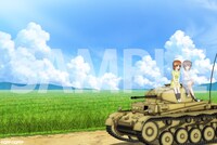 「月刊戦車道 増刊号＆特別号 『超合体号』」描き下ろし三方背ボックスのイラスト。  (c)GIRLS und PANZER Finale Projekt (c)GIRLS und PANZER Film Projekt (c)GIRLS und PANZER Projekt