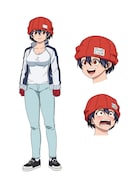 出雲風子(CV:佳原萌枝)(c)戸塚慶文/集英社・アンデッドアンラック製作委員会