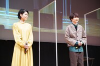 左から沢城みゆき、梶裕貴。